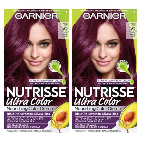 garnier purple hair color